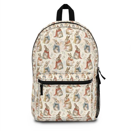 Discover Cute Bunny Backpack, Travel Backpack, Travel Bag, Back to School Gift, Elementary School
