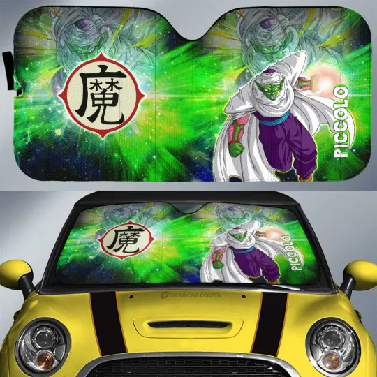 Discover Piccolo Car Sunshade Dragon Ball Anime Car Accessories