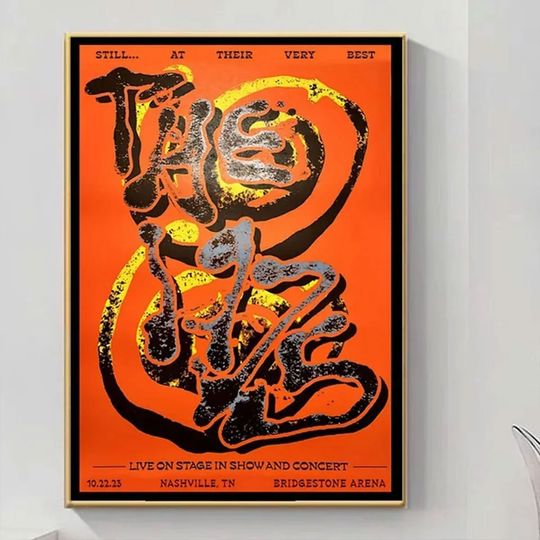 Discover The 1975 October 22, 2023 Nashville, TN Tour Poster
