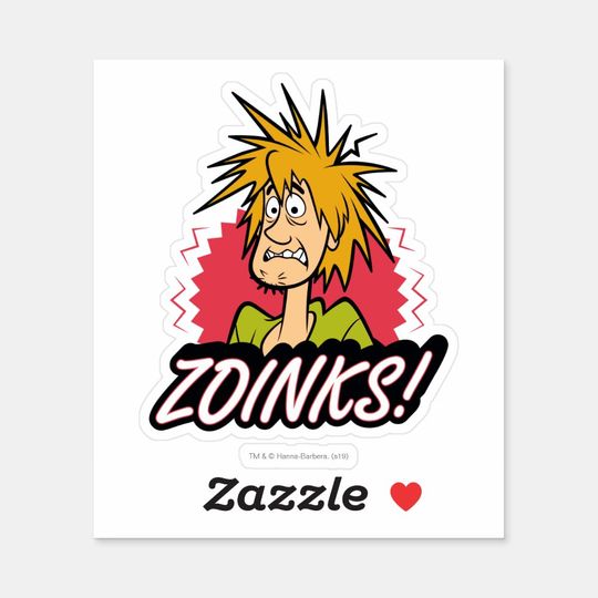 Discover Shaggy "Zoinks!" Graphic Sticker