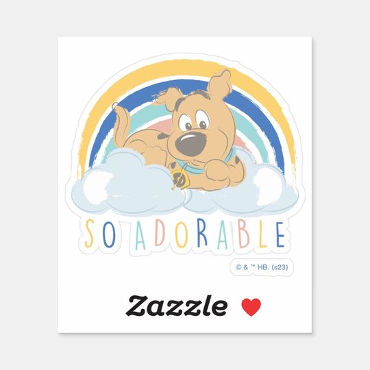 Discover Puppy Scooby-Doo "So Adorable" Sticker