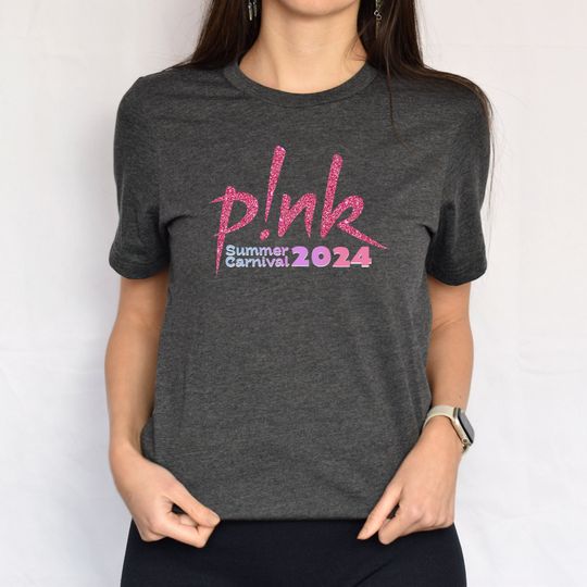 Discover P!nk Summer Carnival 2024, Trustfall Album Tee, Pink Singer Tour, Music Festival