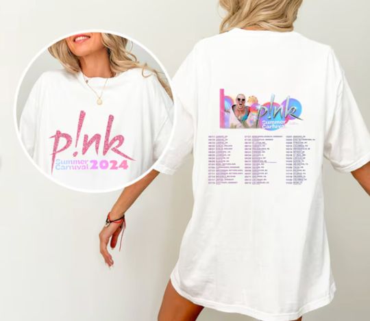 Discover Pink Singer Summer Carnival 2024 Tour Shirt