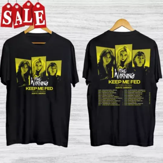 Discover The Warning Band Tour 2024  T-Shirt