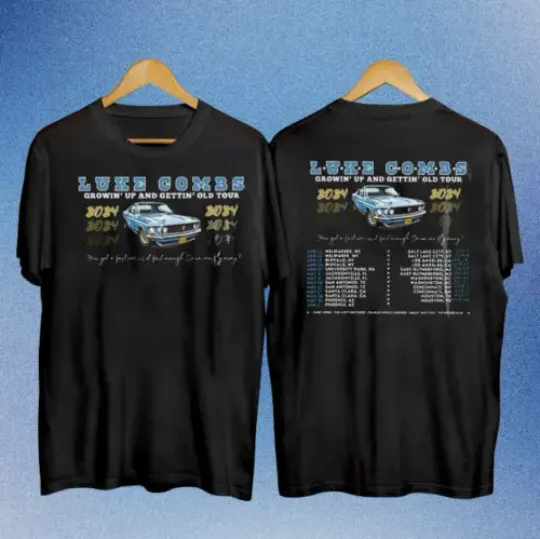 Discover Lukee Comb Growin Up Tour 2024 T-Shirt