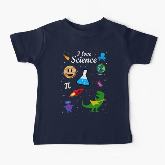Discover I Love Science Baby T-Shirt