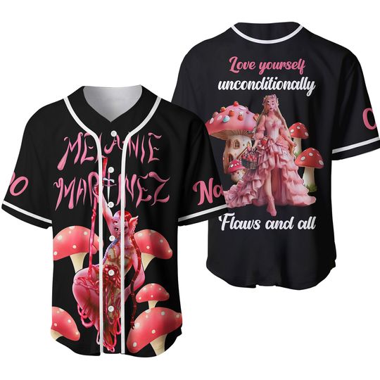 Discover Personalized Melanie Martinez Love Yourself Baseball Jersey