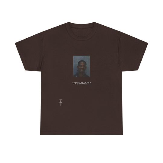 Discover Travis ITS MIAMI Free The Rage Travis Arrested Cactus Jack Merch T Shirt