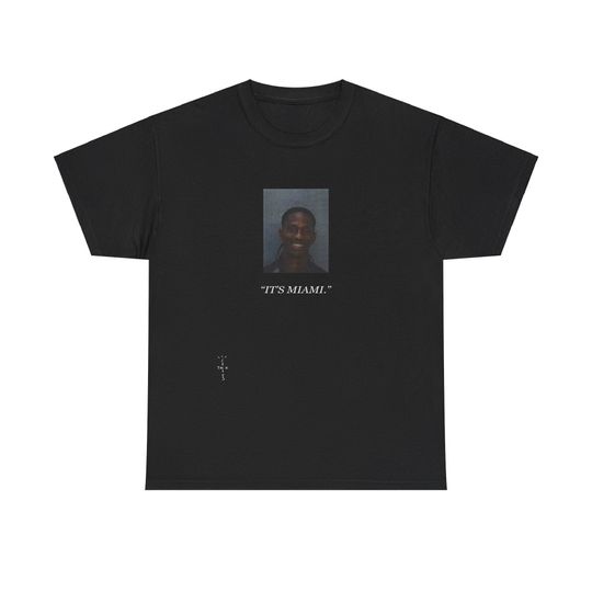 Discover Travis ITS MIAMI Free The Rage Travis Arrested Cactus Jack Merch T Shirt