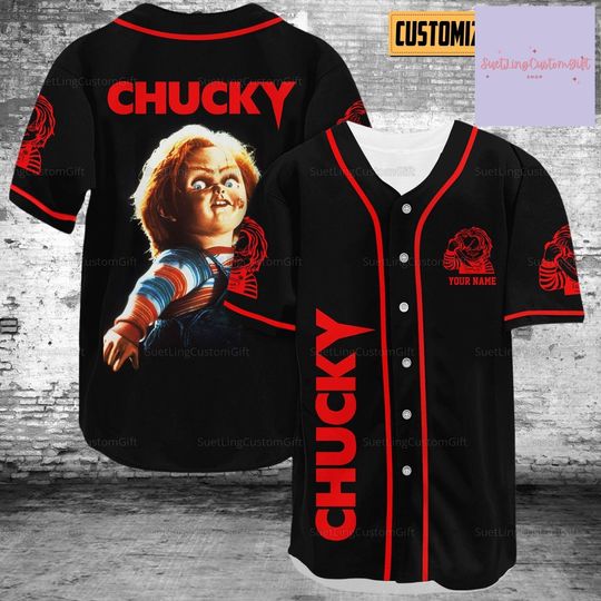 Discover Personalized Chucky Baseball Jersey, Chucky Baseball Shirt