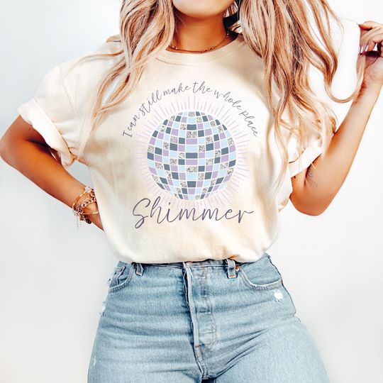 Discover I Can Still Make the Whole Place Shimmer, Bejeweled Shirt, , Midnights Album Shirt