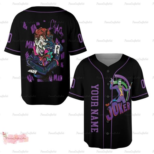 Discover Joker Baseball Shirt Jersey