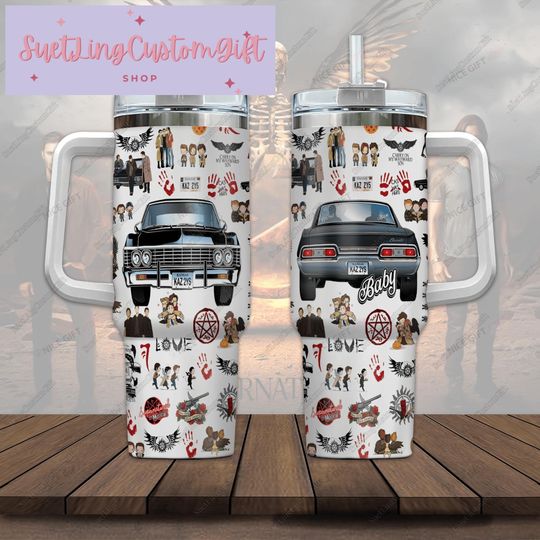 Discover Supernatural 40oz Tumbler, Winchester Brother Tumbler, Supernatural Movie Tumbler