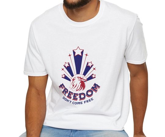 Discover 4th of July T-Shirt, Freedom Don't Come Free Bald Eagle T-Shirt, Toby Keith T-shirt