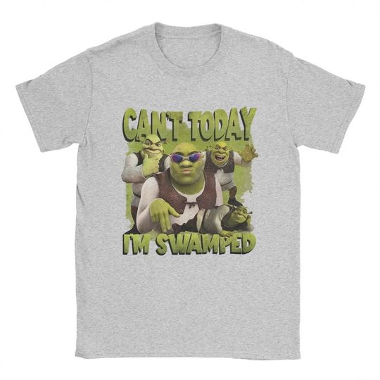 Discover Can't Today I'm Swamped Shirt, Shrek Funny  Shirt, Fiona Shrek T Shirt