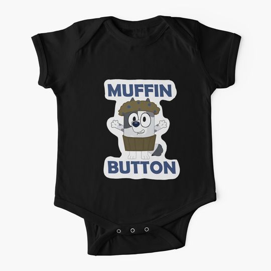 Discover Muffin Button Baby Onesie, BlueyDad Onesie