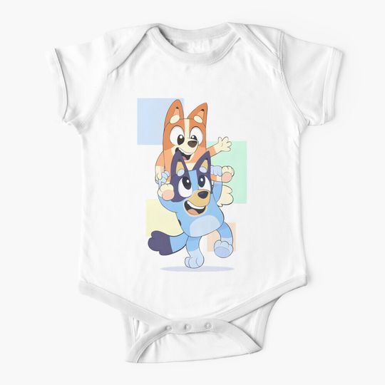 Discover Vintage BlueyDad Cartoon Kids - Classic Movie Baby Bodysuits