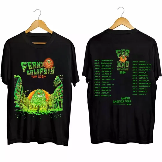 Discover Ferxxocalipsis World Tour 2024 Shirt  Feid Ferxxo 2024 Tour tee