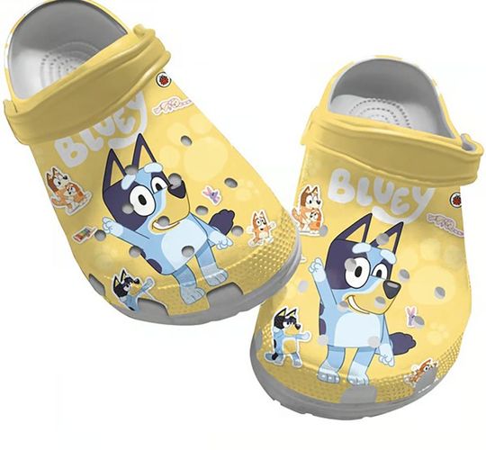 Discover Personalized BlueyDad Family Birthday Clog Shoes