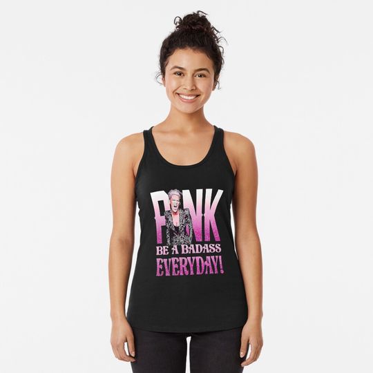 Discover Summer Tour 2024 Pink summer carnival 2024 Racerback Tank Top