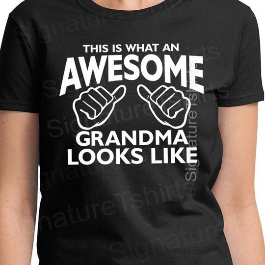 Discover Gift For Grandma T-shirt Baby Announcement Tee Shirt Perfect Gift For Grandmother
