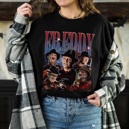 Discover Freddy Krueger Horror Bootleg Shirt, Freddy Krueger Vintage Shirt