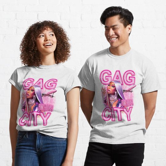 Discover Nicki Minaj Queen of Rap in Gag City Classic T-Shirt