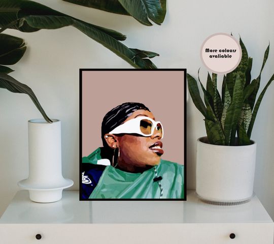 Discover Wall Art | Missy Elliot | Room Decor | Digital Downloads