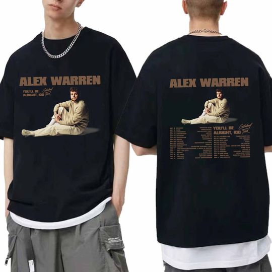 Discover Alex Warren You'll Be Alright, Kid Tour 2024 Shir