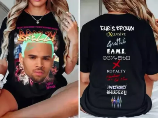 Discover Chris Brown Shirt, Chris Brown 11 11 Tour 2024 Shirt