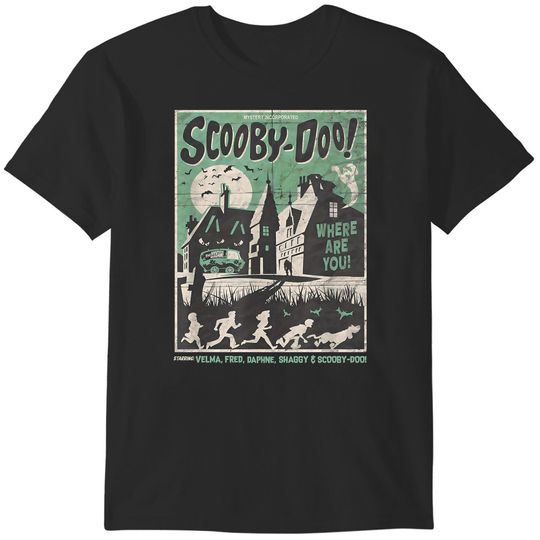 Discover Scooby-Doo Mystery Incorporated Scary House T-Shirts