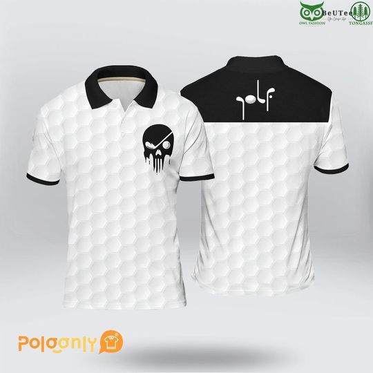 Discover Golf Skull Polo Shirt