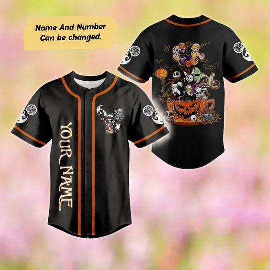 Discover Personalized Halloween Baseball Jersey, Characters Horror Baseball
