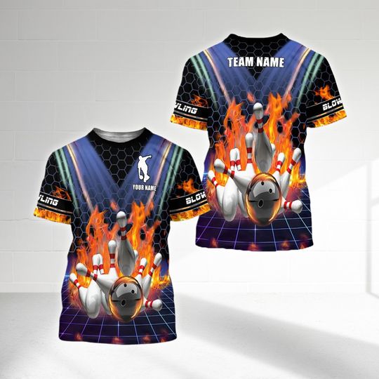 Discover Personalized Name Bowling 3D Shirts, Costume Name Bowling 3D Shirt