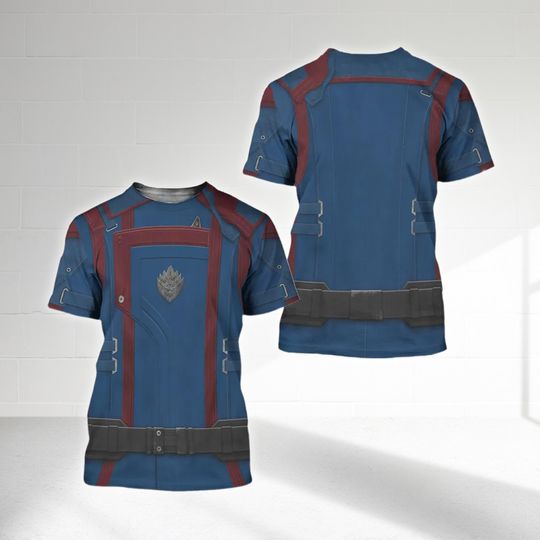 Discover Guardian Of The Galaxy Uniform Inspired Costume 3D Shirt