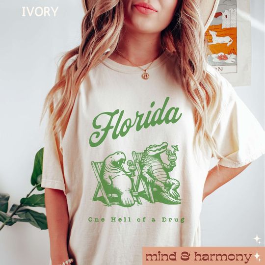 Discover Florida Tshirt, Summer Concert Tee,Trendy New Album TTPD Merch