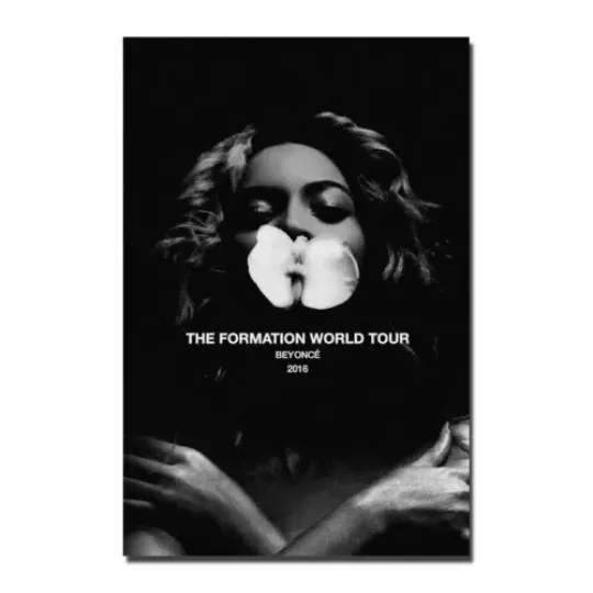 Discover Beyonce World Tour Music Poster