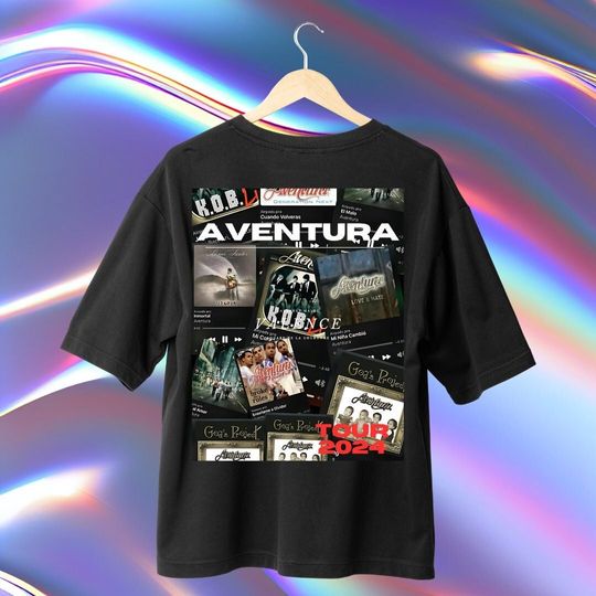 Discover 2024 Aventura Tour Cerrando Ciclos Concierto, Aventura Shirt