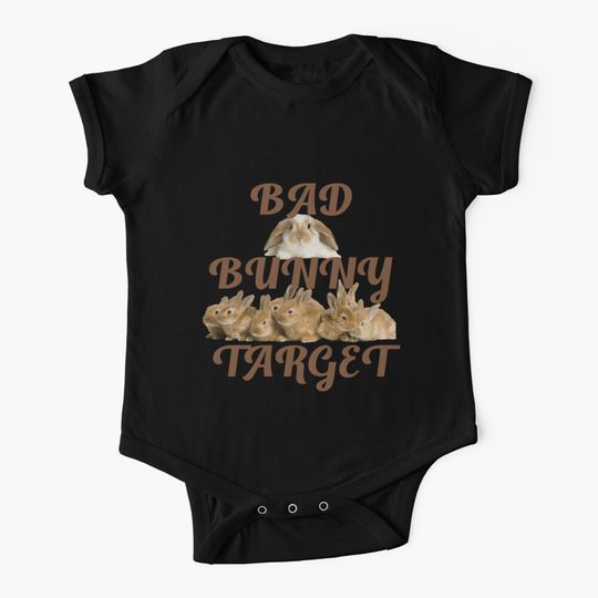 Discover Bad Bunny Target Funny Baby Onesies