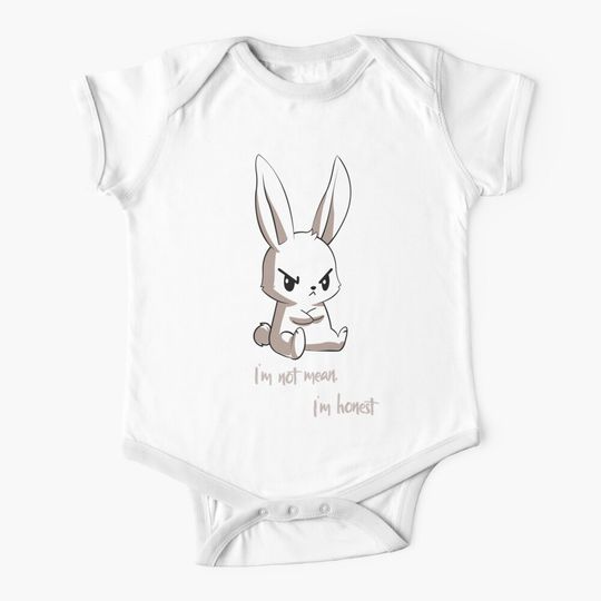 Discover Angry bunny Baby Onesies