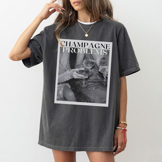 Discover Vintage Champagne Problems Shirt, Taylor Champagne Problems Shirt, Swiftie Shirt