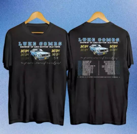 Discover Lukee Comb Growin Up Tour 2024 T-Shirt