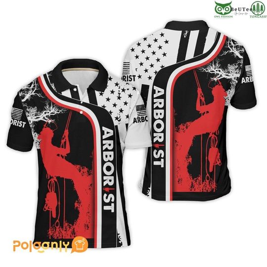 Discover Arborist red flag Polo Shirt