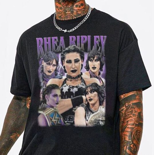 Discover Rhea Ripley Vintage Shirt, Gift For Woman And Man Unisex T-Shirt, Gift For Fan