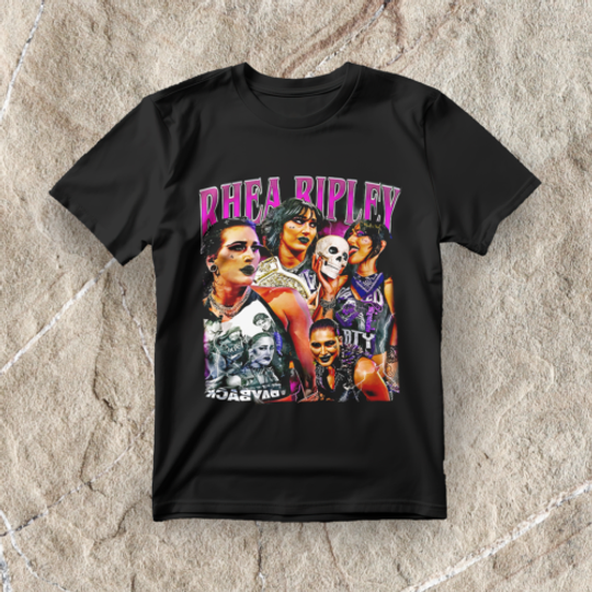 Discover Vintage Rhea Ripley T-shirt, Vintage RHEA RIPLEY T-Shirt