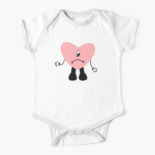 Discover Pink bad bunny Baby Onesies
