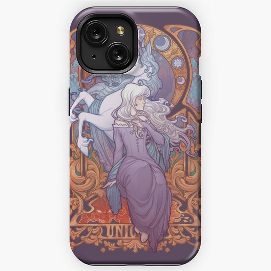 Discover Lady Amalthea - The Last Unicorn iPhone Case