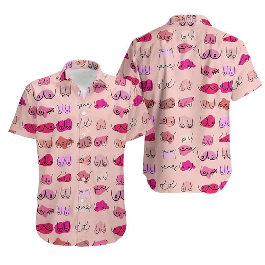 Discover Ladies Chest Hawaiian Shirt, Funny Hawaiian Shirt