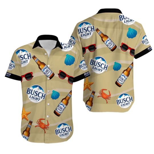 Discover Light Beer beer pattern Hawaiian Shirt