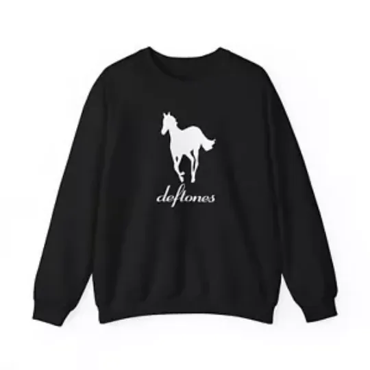 Discover Deftone White Pony Sweatshirt